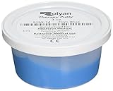 Sammons Preston Therapy Putty for Physical Therapeutic Hand Exercises, Flexible Putty for Finger and Hand Recovery and Rehabilitation, Strength Training, Occupational Therapy, 3 Ounce, Firm, Blue