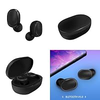 Kirken Wireless Bluetooth Earphone Stereo in-Ear Mini Sports Headsets with Charging Box Headphones