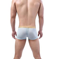 Laxier 2 Pack of Men Boxer Briefs Transparent
