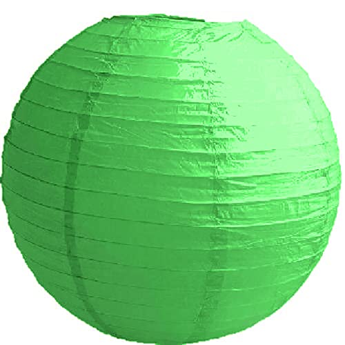 1 Piece Paper Lantern Lampshade for ceiling light Party Birthday Baby Shower Wedding Celebration Decoration (10"(25CM), Light Green)