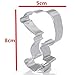 3 Pcs Cookie Cutter Set for Snoopy Shape - Stainless Steel