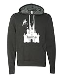 DisGear Men's Disney Is My Home. Hoodie, Heather Charcoal