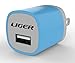 Liger USB Wall Travel For Smartphone, Tablet, Speaker Headset & Power Bank - Blue