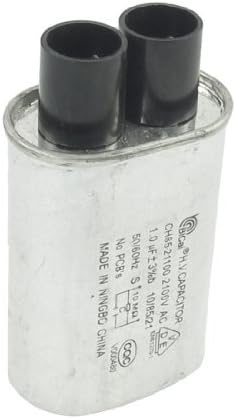 eDealMax Microondas Horno AC 2100V 1.0uF Capacitor cilĂndrico CH85