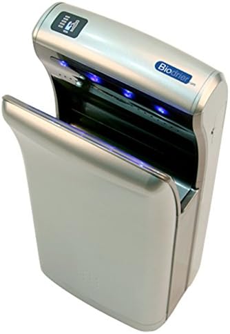 Blade Hand Dryer - Fast High Speed Environmentally Friendly Air Force Drying - Air Blade Technology - 10 Second Drying Time - Refurbished 12 Month Guarantee! (Silver)