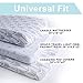 Kids N’ Such Jersey Knit Cotton Baby Changing Pad Cover & Diaper Changing Pad Liner, Gray, 2 Pack
