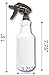 Opaque White Spray Bottles for Disinfecting Cleaning Solutions - Large - Industrial - Household - Chemical Resistant - Extra Large 32 oz - Leak Resistant - Janitorial