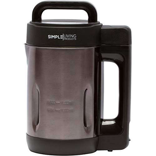 Simple Living Products 1.6L Deluxe Portable Soup Maker, Soy Milk Maker, Blender and Juicer