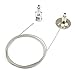 Chris-Wang 2Pack Ceiling Mount Gallery Large Picture/Billboard/Painting/Art Exhibition/Glass/Arcylic Board Display Kit Wire Disc Fittings Hanging System Hanger