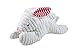 Midlee Stripe Ears White Easter Rabbit Dog Toy
