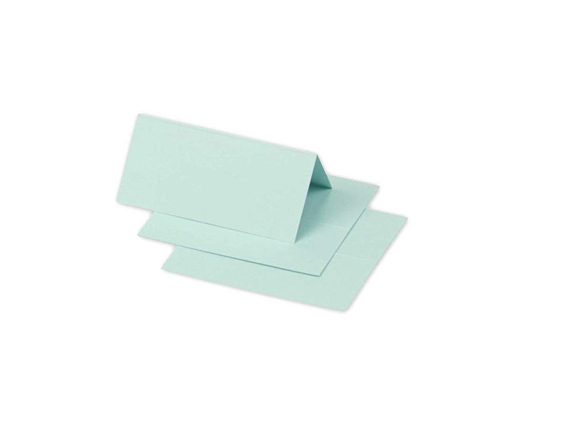 Clairefontaine 75033C Pack of 25 Place Cards Format 8,5x8cm 210g/m² Colour Jade Green Invitation Events and Correspondence Range Pollen Smooth Premium Paper — image 1