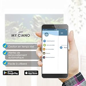 ASKOLL 264596 Ciano CF Stone 80 Filtro Interno Invisibile per Acquario e Tartarughiere, L