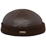 Sterkowski Navy Watch Docker Beanie Leather Cap US