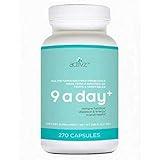 9 A Day Plus Whole Food Multi-Vitamins 8.0oz 270 Capsules