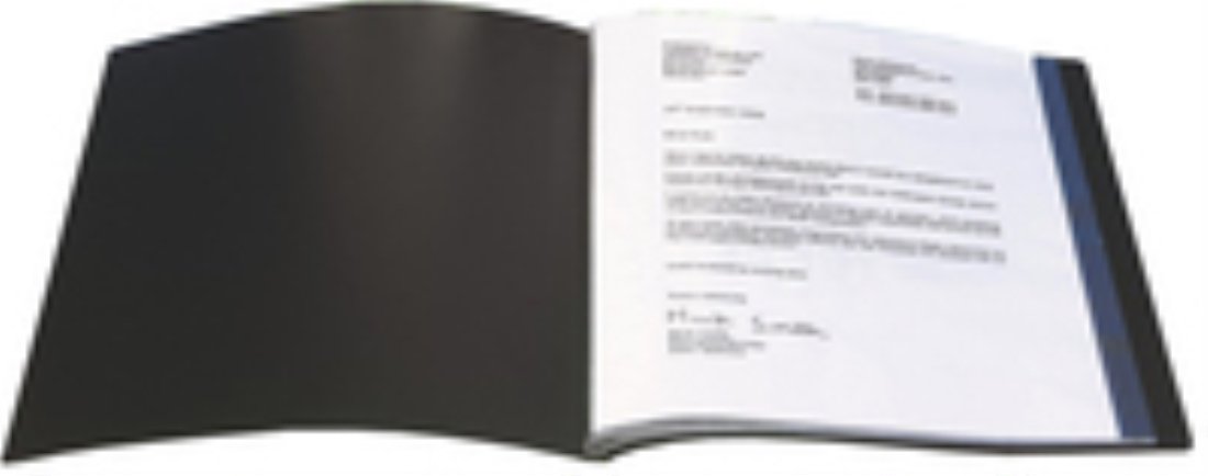 Q-Connect Presentation Display Book 10 Pocket A4 Black KF01263