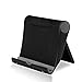 Adjustable Cell Phone Stand for Desk, Multi-Angle Cell Phone Holder, Foldable Mobile Phone Dock, Portable Desktop Tablet Stands, Compatible with iPhone 11 Pro Xs X 8 Samsung Galaxy S10 S9 S8 (Black)