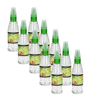 10 x borchers Stevia Flüssigsüße | Tafelsüße | Steviolglycoside | Für Getränke und Speisen | Zuckerersatz | 125 ml
