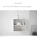 Cloud Digital Alarm Clock, Touch Control USB Rechargeable Sound Control Electronic Temperature Calendar 3D Intelligent Digital Clock, Snooze Energy Saving Night Light Clock, White