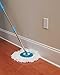 Hurricane 360 Spin Mop by BulbHead with Lightweight Washable Microfiber Mop Head and Revolutionary Spinning Bucket for Cleaning and Polishing Hardwood, Ceramic Tile, Laminate, Marble, Veneer, and More