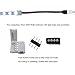Kabenjee 10X SMD5050 RGB LED Strip Light 4 pin Quick Connector,RGB LED Tape Light Snap Down Connector-RGB LED 4 pin Strip to Power Adaptor with Solderlesss Clamps(10pcs/Pack)
