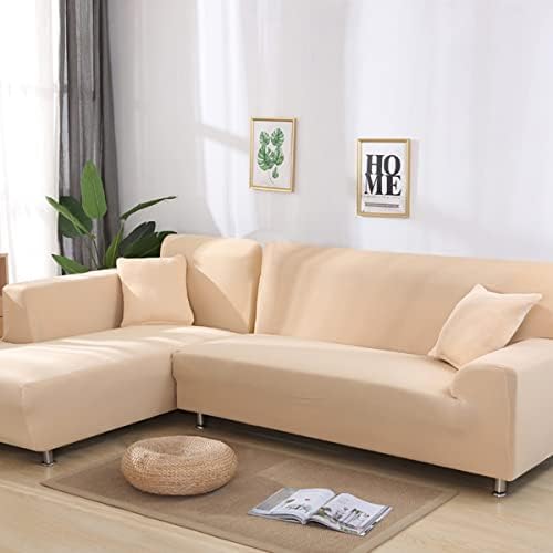 jia cool Sectional L Shape Sofa Covers Super Stretch Sofa Slipcovers