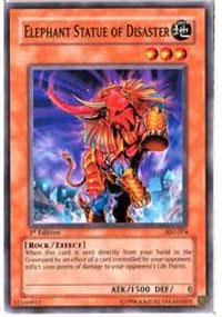 Yu-Gi-Oh! - Elephant Statue of Disaster (AST-074) - Ancient Sanctuary - Unlimited Edition - Common