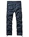 Match Men's Casual Wild Cargo Pants Outdoors Work Wear #6531(32,Blue)