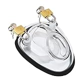 FeiGu Male Bikinis Chástí-ty Devic-e Underwear for Men (Clear)