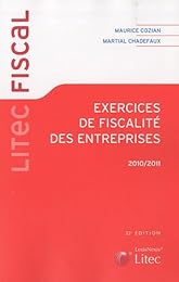 Exercices de fiscalité des entreprises, 2010-2011