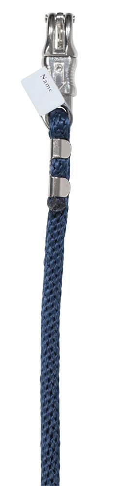 PFIFF Lead Rope with Name Tag Blue