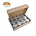 Yarachel Pack of 24 Screw Top Round Aluminum Tins Cans - 2oz / 60ml Aluminum Screw Lid Round Tin Container Bottle