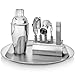 GSCW Bar Set with Ice Bucket and Serving Tray