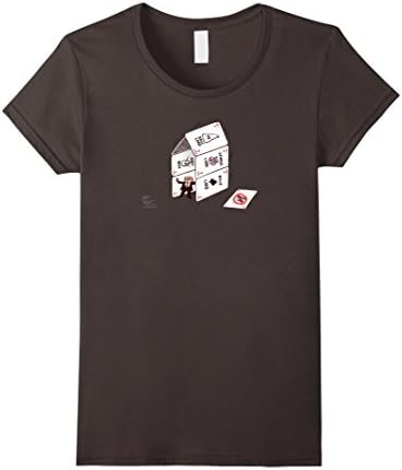 Womens Joel Pett: Trump and the Green Card T- Shirt Small Asphalt