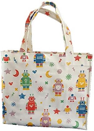 Small Bookbag, Lunch Bag, Tote Bag, Shopping Bag, Gym bag, Oilcloth tote, PVC-coated Tote Bags