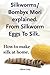 Silkworms Bombyx Mori explained. From Silkworm Eggs To Silk. How to make silk at home. by Elliott Lang