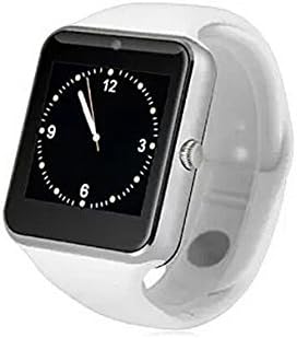 Surmos Q7S Smart bluetooth watch Support Phone Call SMS Music Player Pedometer Camera GPS Gprs Push Message Smartphone Watch (White)
