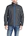 Columbia Men's Saddle Chutes Jacket, Black/Super Blue, Large