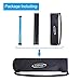 G4Free Portable Camping Table Aluminum Folding Table Compact Roll Up Tables with Carrying Bag for Outdoor Camping Hiking Picnic(Black Large)