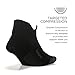 Feetures - Elite Ultra Light - No Show Tab - Athletic Running Socks for Men and Women - Black - Size Small