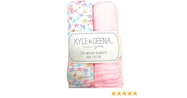 Kyle and Deena 2 pk Muslin Swaddle 