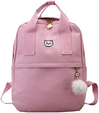 school bag for students,iOPQO Girl Canvas Backpack Satchel Travel Shoulder Bag