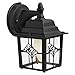 Brinks 7519D-693 LGT Augustine 60W with Dusk to Dawn Light, Matte Black