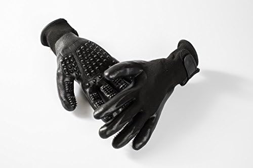 Supremea Pet Grooming Gloves/ Grooming, Deshedding and Bathing Gloves For Dogs, Cats, Horses &amp; Small Animals/ Left &amp; Right Hand/ Perfect for All Coat Types/ Easily Removes Unwanted Pet Hair