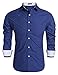 COOFANDY Men's Fashion Slim Fit Button Down Shirts Long Sleeve Casual Shirt