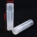 ReNext 50 Pcs Transparent Clear Empty Lip Balm Tubes Containers