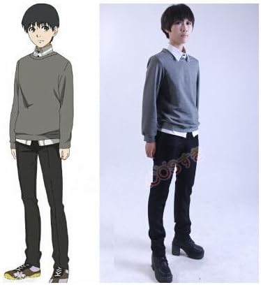 Amazon コスプレ衣装 東京喰種トーキョーグール 金木 研 かねき けん コスプレ衣装 アニメ コスチューム コスプレ 仮装 通販