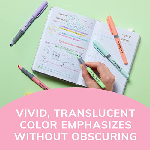 BIC Brite Liner Grip Highlighters, 6-Count