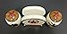 3pc Western Salt Pepper Shakers with Napkin Holder