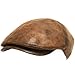 ililily New Men¡¯s Flat Cap Vintage Cabbie Hat Gatsby Ivy Caps Irish Hunting Hats Newsboy with Stretch fit - 001-1, Light Brown