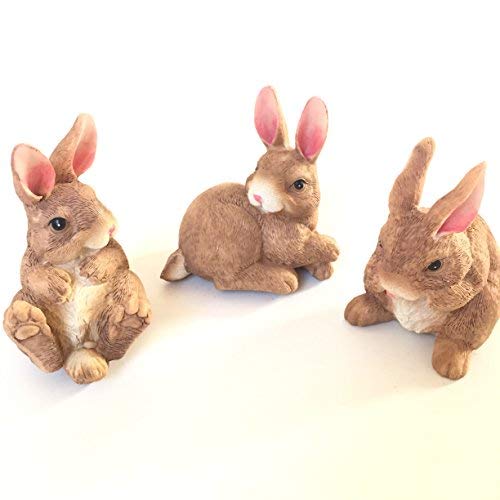 Polyresin Outdoor Decor Bunny Garden Rabbit Statue Lawn Decorations